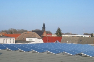 PV über den Dächern Werder/Havel