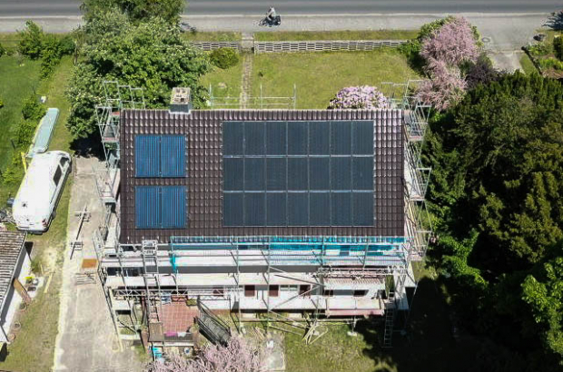 Falkensee - Solaranlage mit Heckert Solar Modulen