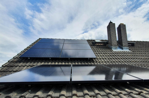 Berlin - Photovoltaikanlage auf einer Doppelhaushälfte